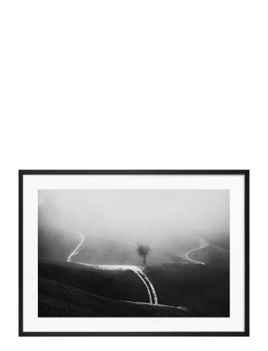 Poster Monochrome Scenery Home Decoration Posters & Frames Posters Bla...