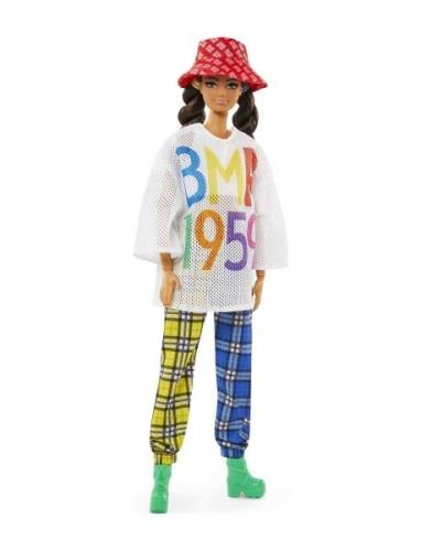 Barbie Barbie Bmr1959 Doll - Mesh T-Shirt, Plaid Joggers And Bucket Mu...