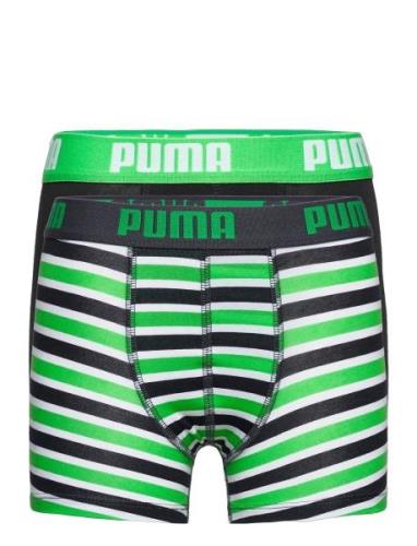 PUMA Puma Boys Basic Boxer Printed Strip Multi/patterned