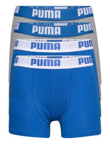 PUMA Puma Boys Basic Boxer 4P Ecom Blå