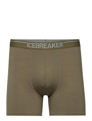 Icebreaker M Anatomica Boxers Grön