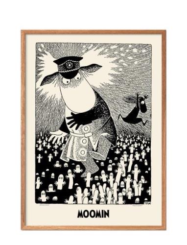 Moomin X Pstr Studio - Stormy Hattifatteners Home Decoration Posters &...