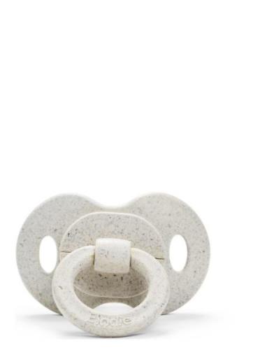 Elodie Details Bamboo Pacifier - Greige / Lily White Vit