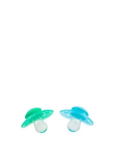 Twistshake Twistshake 2X Pacifier 0-6M Pastel Blue Green Grön