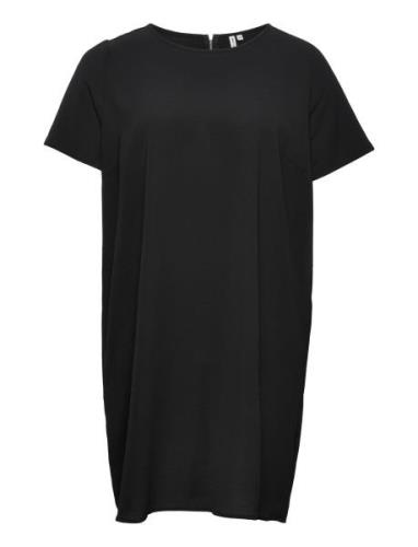 ONLY Carmakoma Carlux Life Ss Tunic Dress Wvn Noos Svart