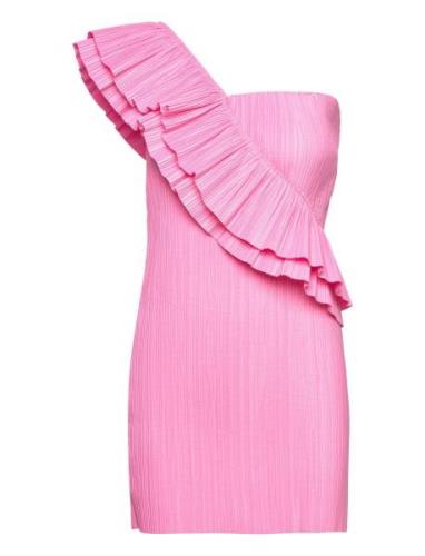 Mads Nørgaard Paper Pleat Boxberg Dress Rosa