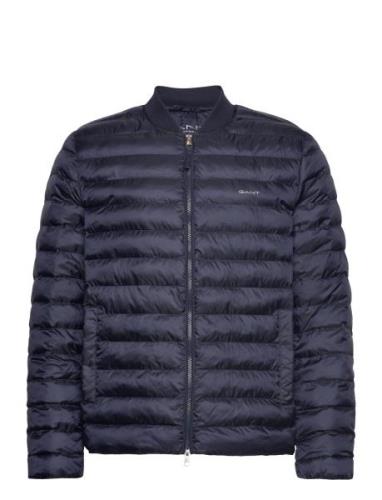 GANT Light Padded Bomber Jacket Marinblå