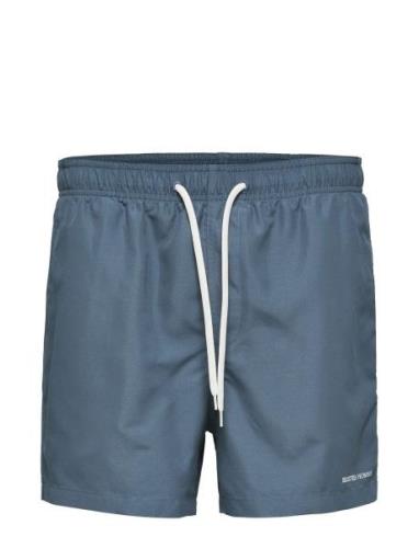 Selected Homme Slhdane Swimshorts W Blå