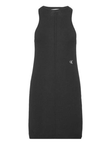 Calvin Klein Jeans Knitted Tank Dress Svart