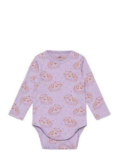 Soft Gallery Sggalileo Hedgehog Ls Body Lila