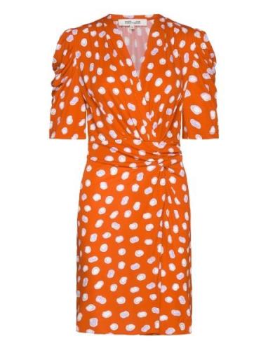 Diane Von Furstenberg Dvf Duncan Dress Orange