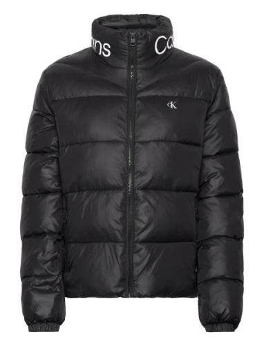 Calvin Klein Jeans Fitted Lw Padded Jacket Svart