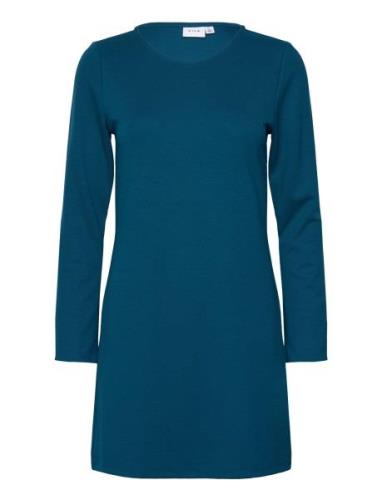 Vila Viarmer O-Neck L/S Dress - Noos Blå