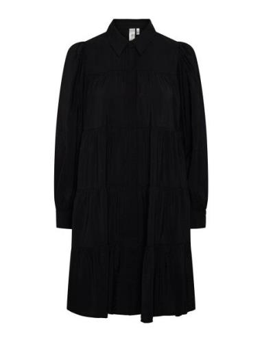 YAS Yaspala Ls Shirt Dress S. Svart