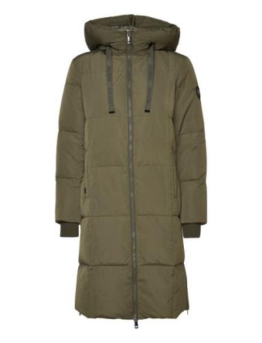 MOS MOSH Mmnova Square Down Coat Khaki Green