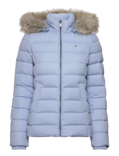 Tommy Jeans Tjw Basic Hooded Down Jacket Blå