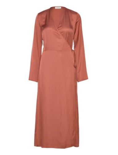 Modström Floremd Wrap Dress Röd