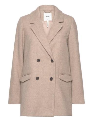 Object Objblaza Le Jacket Noos Beige