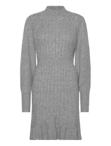 Vero Moda Vmvera Ls Short Knit Dress Vma Grå