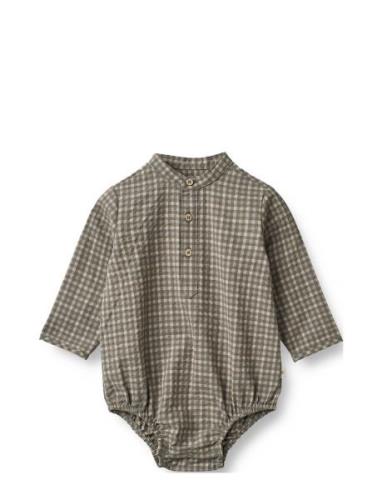 Wheat Romper Shirt Victor Grön