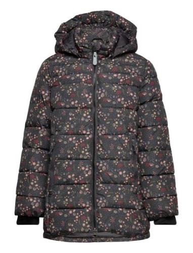 Color Kids Jacket - Quilt - Long - Aop Svart