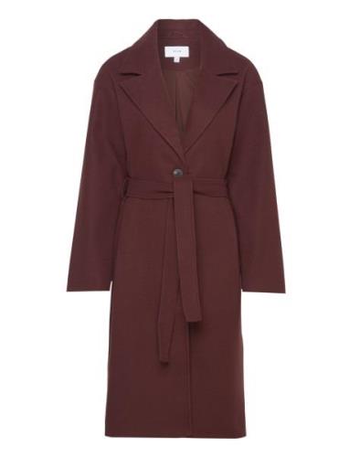 Vila Vipoko Long Coat-Noos Brun