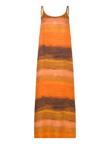 Helmstedt Leva Long Dress Orange