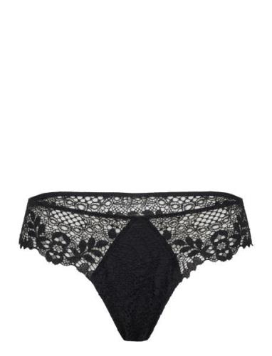 Etam Success Period Thong - Light Absorbency Svart