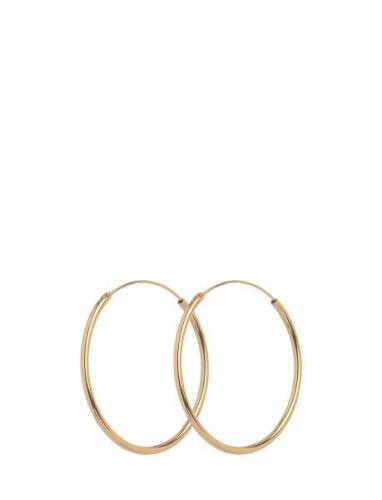 Pernille Corydon Mini Plain Hoops 20 Mm Guld