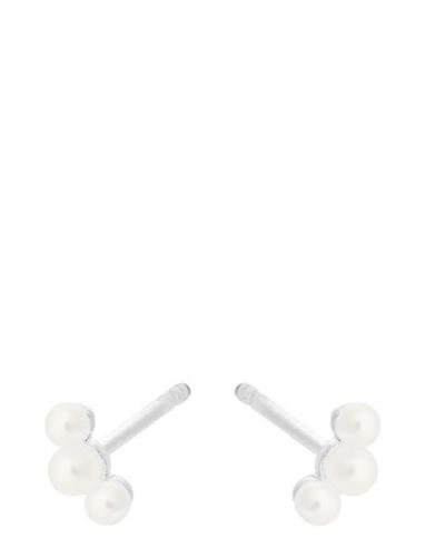 Pernille Corydon Ocean Pearl Earsticks Vit