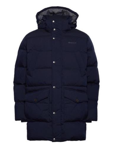 GANT Long Alta Down Jacket Marinblå