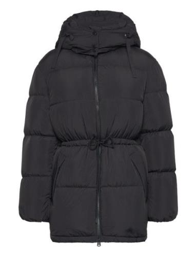 GANT Mid Length Down Jacket Svart