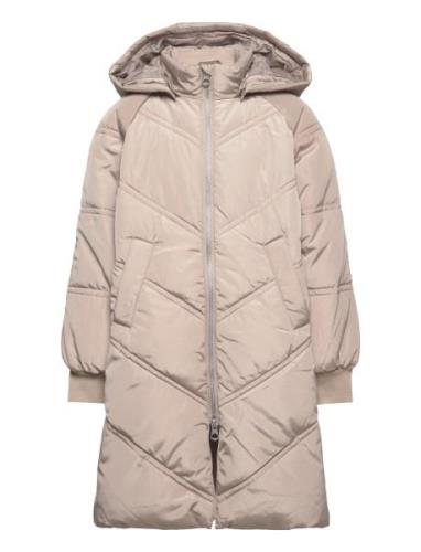 Little Pieces Pknelicity Puffer Jacket Tw Beige