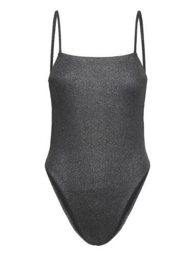 Calvin Klein Piece Square Neckline Svart