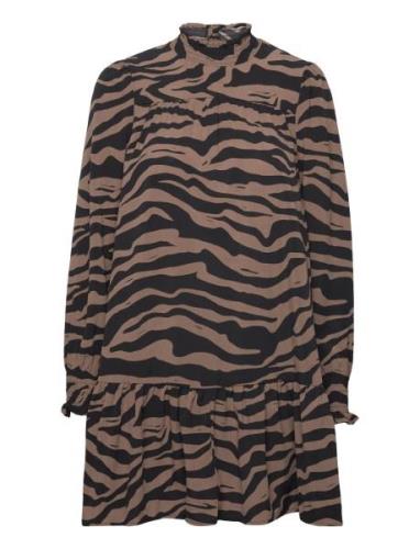 Vero Moda Vmshilah Naja High Neck Dress Wvn Ga Brun