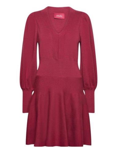 Ella&il Jules Merino Dress Burgundy