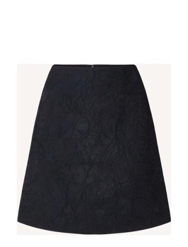 Lexington Clothing Mavis Jacquard Skirt Marinblå