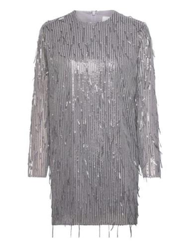 Hosbjerg Madelin Sequin Dress Silver