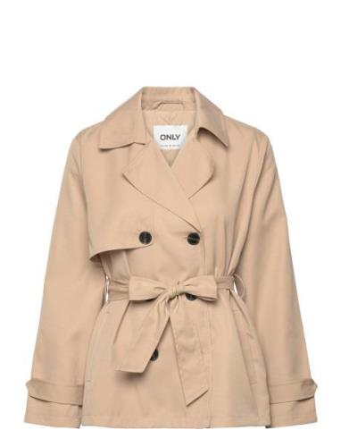 ONLY Onlchloe Short Trenchcoat Db Otw Beige