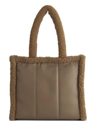 Markberg Aimeembg Shopper, Faux Fur Mix Brun