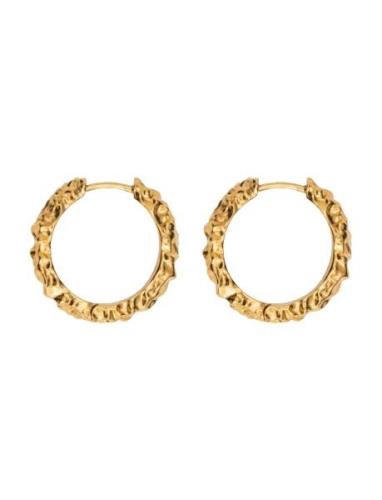 IX Studios Ix Crunchy Edge Earrings Guld