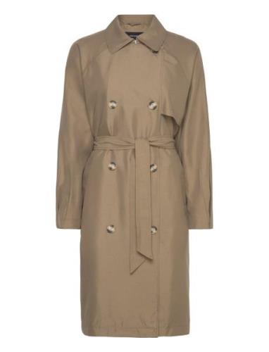 Vero Moda Vmdoreen Long Trenchcoat Boos Beige