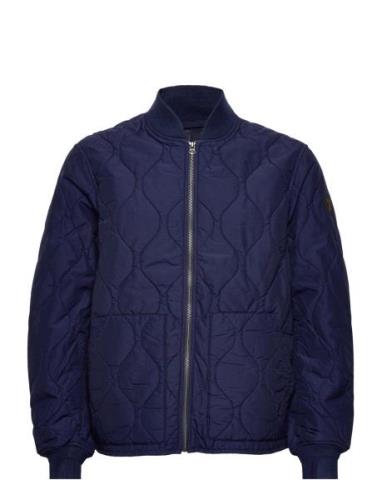 Polo Ralph Lauren Quilted Bomber Jacket Marinblå