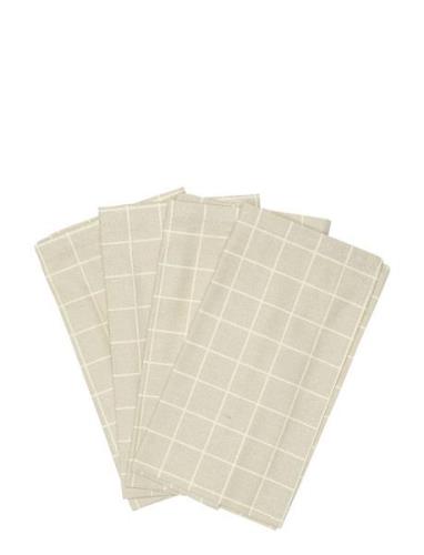 Haps Nordic Textile Napkins 4-Pack Grå