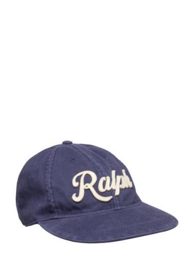 Polo Ralph Lauren Cotton Twill-Auth Bball Marinblå