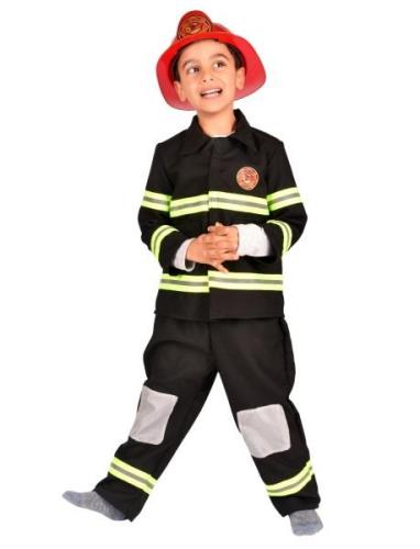 Fireman Set Toys Costumes & Accessories Character Costumes Multi/patte...