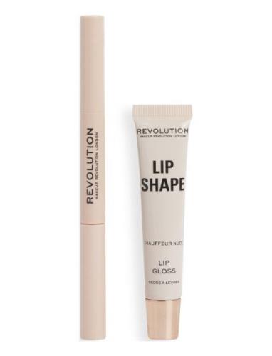 Makeup Revolution Revolution Lip Shape Kit Chauffeur Nude Brun