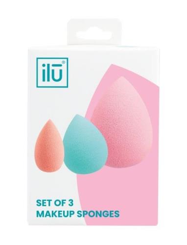 ILU Ilu Sponges Mini Medium Large 3Pcs Nude