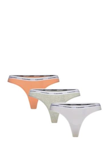 Calvin Klein Thong 3Pk Orange