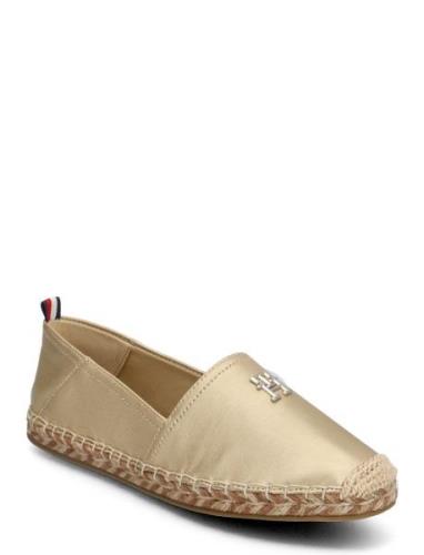 Tommy Hilfiger Th Gold Flat Espadrille Guld